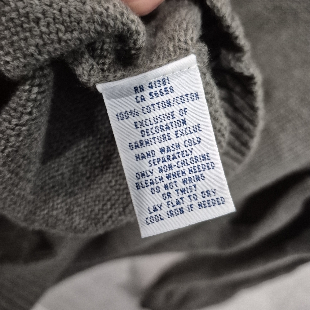 Ralph Lauren Polo Classic Gray Crewneck Sweater - Picture 6 of 7